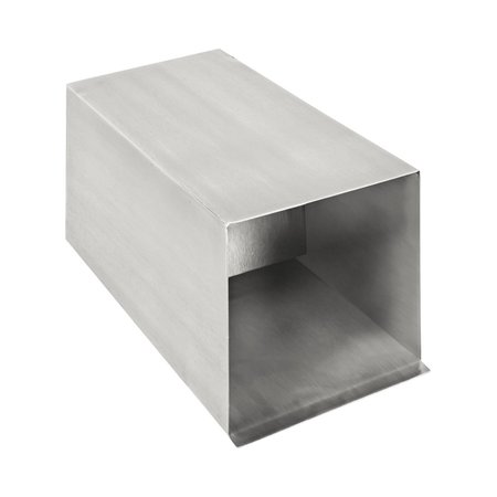 THE OUTDOOR PLUS Box Mini Scupper - Stainless Steel - 2.5 x 2.5 x 12 OPT-MSBX12SST